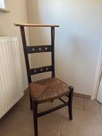 Antiek biechtstoeltje / bidstoel, Huis en Inrichting, Stoelen, Ophalen, Gebruikt, Bruin, Eén