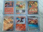 Pokemon Charizard x 6, Ophalen of Verzenden, Zo goed als nieuw, Meerdere kaarten, Foil