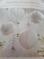 Bruiloft trouwerij versieringen wit, Ophalen of Verzenden, Nieuw, Versiering, Geboorte of Huwelijk