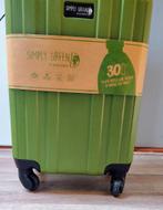 Cabine koffer. Groen. Recycled materiaal. Vaste prijs., Ophalen, Hard kunststof, Nieuw, Minder dan 50 cm