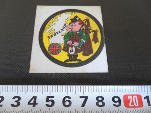 sticker linnen strip scotland schot doedelzak, Verzamelen, Stickers, Zo goed als nieuw, Bedrijf of Vereniging, Ophalen