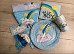 Pakketje feestversiering Baby Boy | geboorte - babyshower, Nieuw, Ophalen of Verzenden, Feestartikel, Geboorte of Huwelijk