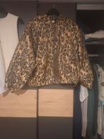 Studio Amaya Bomber Jasje Panterprint Maat M, Kleding | Dames, Maat 38/40 (M), Bruin, Studio Amaya, Ophalen of Verzenden