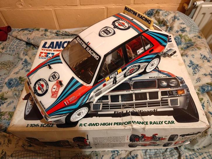 Tamiya ta01 Lancia Delta Integrale rally, Hobby en Vrije tijd, Modelbouw | Radiografisch | Auto's, Auto onroad, Ophalen of Verzenden