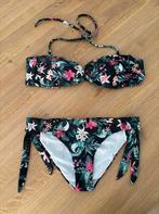 Protest Bikini Bloemenprint Maat 38 - Nieuw, Kleding | Dames, Badmode en Zwemkleding, Ophalen of Verzenden, Nieuw, Zwart, Bikini