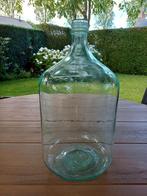 Hele mooie gistfles, vaas van glas., Huis en Inrichting, Ophalen of Verzenden, Zo goed als nieuw, Overige kleuren, Glas