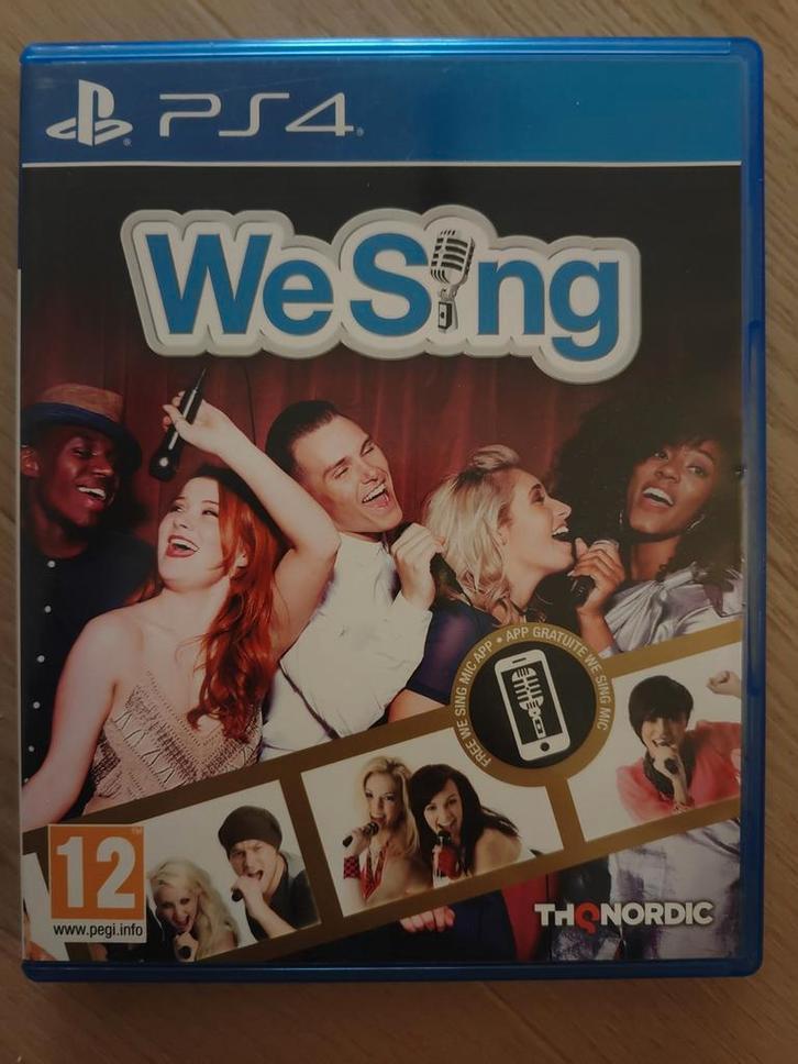 We Sing Karaoke PS4 met 2 Microfoons, Spelcomputers en Games, Games | Sony PlayStation 4, Zo goed als nieuw, Muziek, 3 spelers of meer