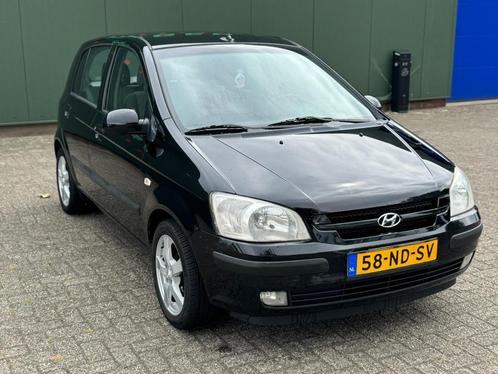 Hyundai Getz 1.3 5DRS 2003 Zwart NIEUW APK 06-2025, Auto's, Hyundai, Bedrijf, Getz, ABS, Airbags, Airconditioning, Boordcomputer