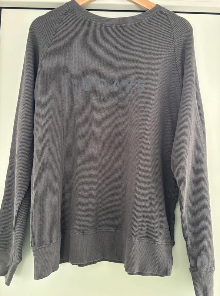 10days sweater mesh / trui taupe maat 3, Kleding | Dames, Truien en Vesten, Zo goed als nieuw, Maat 38/40 (M), Bruin, Verzenden