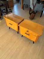nacht kastjes  vintage, Ophalen, Gebruikt, 45 tot 65 cm, Minder dan 55 cm