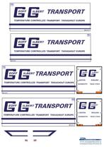 Vrachtauto decal 1:50 Geoff Gilbert International ( combi ), Verzenden, Nieuw, Bus of Vrachtwagen, Overige merken