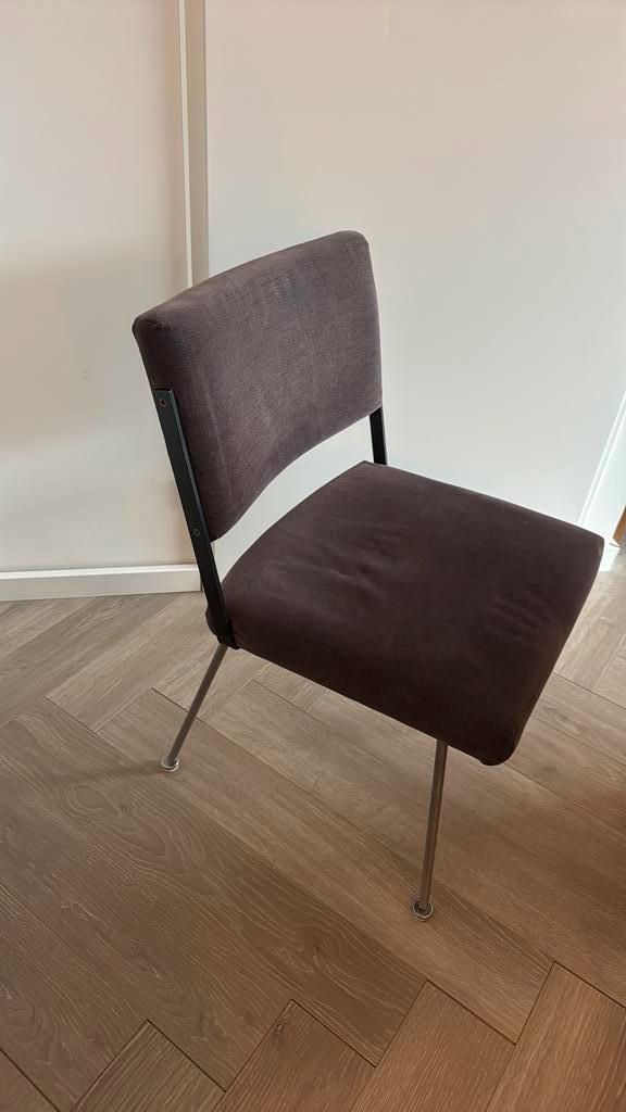 JAREN 50 ANDRÉ CORDEMEYER VOOR GISPEN 1261 STOELEN X4, 1950S, Huis en Inrichting, Stoelen, Gebruikt, Vier, Metaal, Overige kleuren
