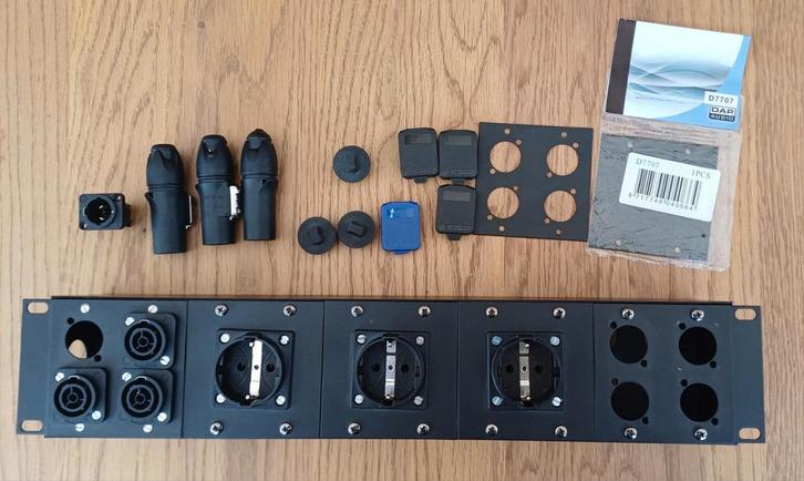 DAP Rack/Patch Panel 19 inch, Muziek en Instrumenten, Behuizingen en Koffers, Gebruikt, Overige instrumenten, Ophalen of Verzenden