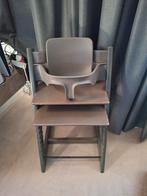 Stokke tripp trapp hazygrey 2018 met babyset, Ophalen, Zo goed als nieuw, Meegroeistoel