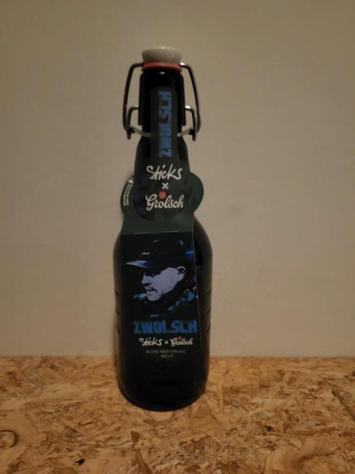 Grolsch Zwolsch Sticks Blond bier, Verzamelen, Biermerken, Nieuw, Flesje(s), Grolsch, Ophalen of Verzenden