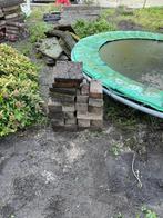 Restpartij stenen verschillende maten, Tuin en Terras, Tegels en Klinkers, Ophalen, Gebruikt, Klinkers, 5 tot 10 m²