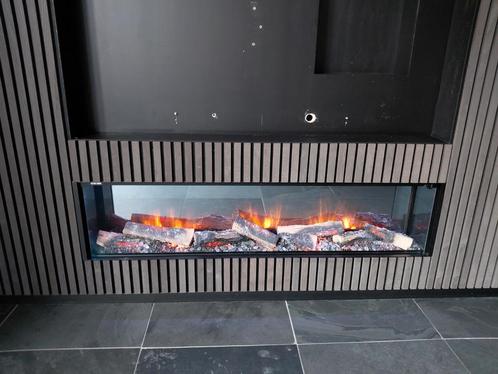 Inbouw haard flamerite E-FX 1500 150cm 59 inch, Huis en Inrichting, Haarden, Zo goed als nieuw, Elektrische haard, Ophalen