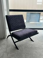 Bronx71 Fauteuil zwart Madrid, Ophalen, 75 tot 100 cm, Zo goed als nieuw, Stof