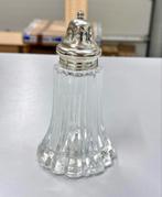Franse Shabby vintage suiker / zout strooier silver plated, Antiek en Kunst, Ophalen of Verzenden