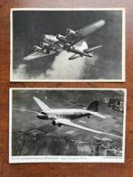 2x ansichtkaart van een DAKOTA en een FLYING FORTRESS, Ophalen of Verzenden, Gebruikt, Kaart, Foto of Prent