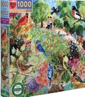 eeBoo - Birds in the Park - 1000 stukjes, Hobby en Vrije tijd, Denksport en Puzzels, Nieuw, Legpuzzel, 500 t/m 1500 stukjes, Ophalen of Verzenden