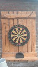 Dartbord + Achterwand, Ophalen, Gebruikt, Dartbord