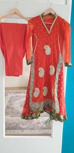 Pakistaanse, Indiase, Sare.takchita, Shalwar kameez, Kleding | Dames, Overige typen, Nieuw, Oranje, Ophalen of Verzenden