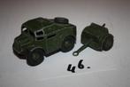 46. Dinky Toys Field artillery tractor 688 met trailer, Hobby en Vrije tijd, Modelauto's | 1:43, Ophalen of Verzenden, Gebruikt