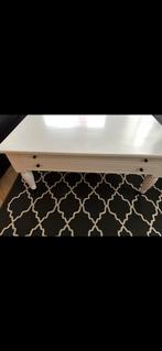Salontafel wit, Huis en Inrichting, Tafels | Salontafels, Ophalen, 100 tot 150 cm, Vierkant, Zo goed als nieuw