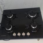 Indesit gasstel gas op glas, Witgoed en Apparatuur, Kookplaten, Ophalen, 4 kookzones, Zo goed als nieuw, Inbouw