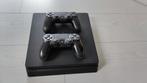 PlayStation 4 Slim 1TB + 2 Controllers, Ophalen of Verzenden, Zo goed als nieuw, Met 2 controllers, Slim