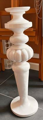 Elegante witte zuil - 100 cm hoog, Ophalen, Zo goed als nieuw