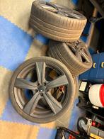 Zwarte 18 inch velgen set, Auto-onderdelen, Banden en Velgen, Ophalen, 18 inch, Velg(en), Zomerbanden