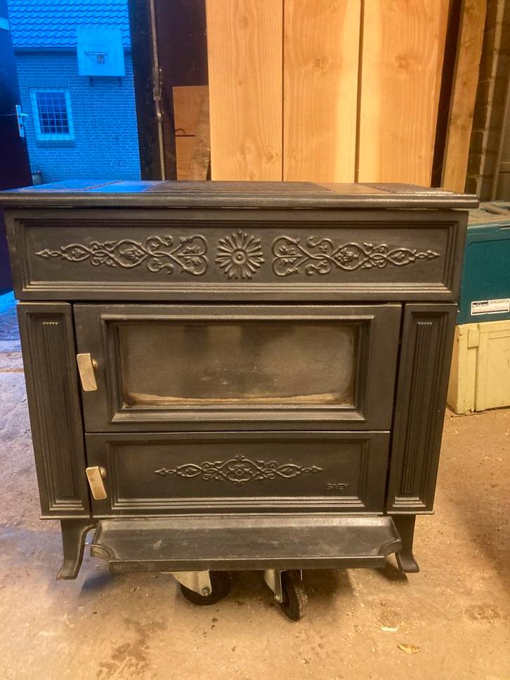 Houtkachel merk seay 7 tot 9 kw. Goede staat, Huis en Inrichting, Kachels, Gebruikt, Vrijstaand, Houtkachel, Hout, Ophalen of Verzenden