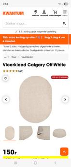 Gratis ovaal vloerkleed Calgery off white 160 bij 230, Huis en Inrichting, Stoffering | Tapijten en Kleden, Ophalen, Ovaal, 200 cm of meer