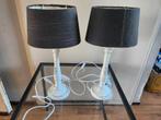 2 tafel lampen, Huis en Inrichting, Lampen | Tafellampen, Ophalen, Gebruikt, Minder dan 50 cm