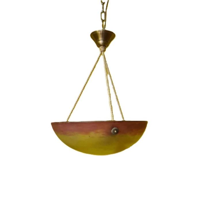 Franse G.v.de Croismare Schaallamp, begin 20e eeuw, Antiek en Kunst, Antiek | Lampen, Ophalen of Verzenden