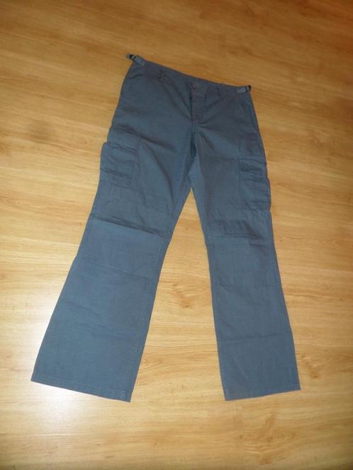 Vintage wijde broek, veel zakken. Grijsblauw. Nieuw!, Kleding | Heren, Broeken en Pantalons, Nieuw, Maat 48/50 (M), Overige kleuren