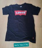 Levi's Zwart shirt maat 16 (176)/ zwart t-shirt, Meisje, Ophalen of Verzenden, Zo goed als nieuw, Levi's