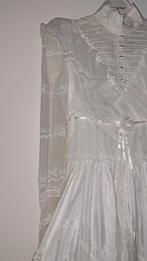 Tule stof met bloemen  SISI stijl trouwjurk, Ophalen of Verzenden, Katoen, 30 tot 200 cm, 120 cm of meer