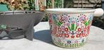 ZELDZAAM! Vintage LE CREUSET fondue set Les Fleurs (G292), Huis en Inrichting, Keuken | Potten en Pannen, Gietijzer, Overige typen