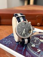 Hanhart Admiral Chronograph Valjoux 7750, Sieraden, Tassen en Uiterlijk, Horloges | Heren, Overige merken, Staal, Polshorloge