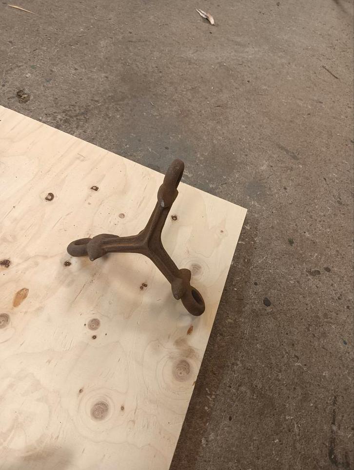 Antieke Gietijzeren Landbouw Eg - Decoratie/Verzameling, Antiek en Kunst, Antiek | Gereedschap en Instrumenten, Ophalen