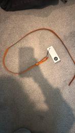 Riem oranje, Ophalen, 95 tot 105 cm, Overige kleuren, Echt leder