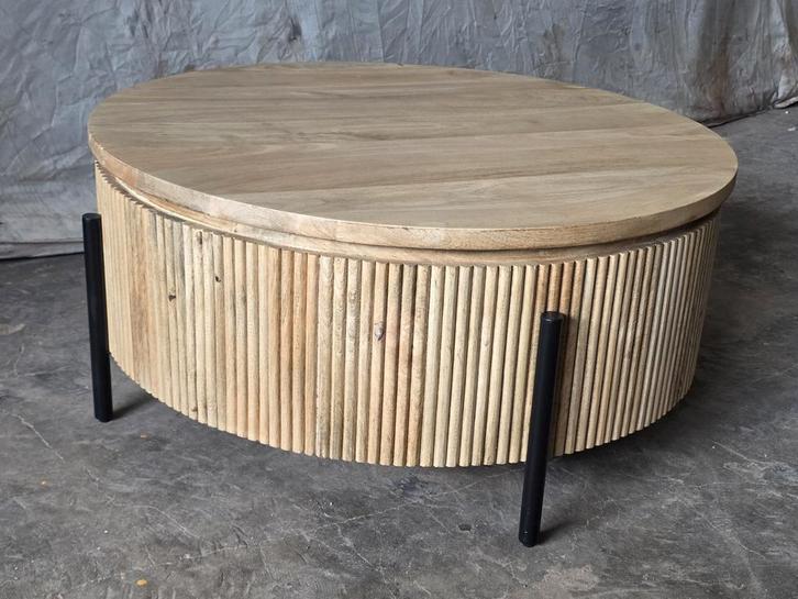 Nieuwe salontafel nora, Huis en Inrichting, Tafels | Salontafels, Nieuw, Minder dan 50 cm, 50 tot 100 cm, 50 tot 100 cm, Rond