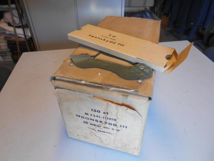 Oogbescherming ? Zweeds leger. Pakket 3 stuks, Verzamelen, Militaria | Algemeen, Landmacht, Overige typen, Overige gebieden, Ophalen of Verzenden