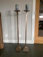 2 hoge kandelaars PTMD, Ophalen, Gebruikt, Kandelaar, 75 cm of meer