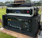 Denon DN-410XB /JBL JRX /Shure SLX4-SM58A/eindversterker set, Muziek en Instrumenten, Mengpanelen, Ophalen, Gebruikt, 5 tot 10 kanalen