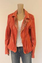 Goosecraft rode leren jasje  maat XL, Goosecraft, ., Maat 46/48 (XL) of groter, Ophalen of Verzenden