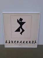 vintage Tangram interactief kunstwerk 100jr V&D 51x51cm, Antiek en Kunst, Ophalen of Verzenden